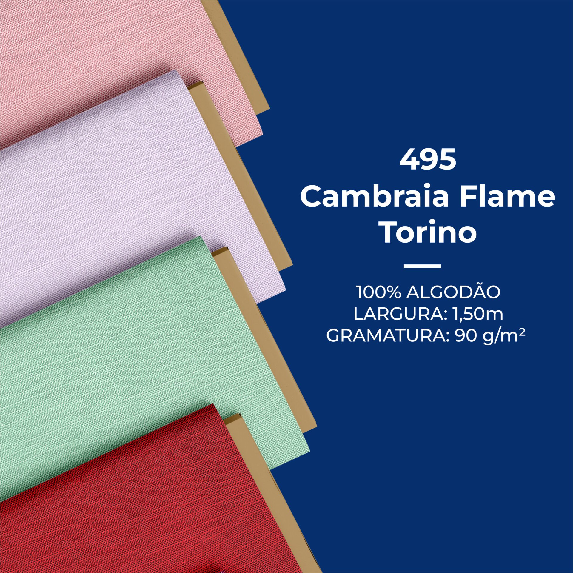 Catálogo Cambraia Flame Torino – Liso